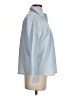 Sioni 100% Polyester Stripes Blue Long Sleeve Blouse Size S - photo 4