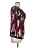 Compliments Burgundy 3/4 Sleeve Blouse Size L - photo 4
