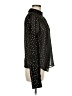 Aqua 100% Polyester Polka Dots Black Long Sleeve Blouse Size M - photo 4