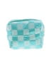 Unbranded Checkered-gingham Teal Makeup Bag One size - photo 2