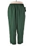 Maggie Sweet 100% Polyester Solid Green Track Pants Size 3X (petite) - photo 1