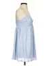 Le Lis 100% Polyester Stripes Solid Blue Casual Dress Size S - photo 4