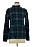 Lands' End Plaid Green Turtleneck Sweater Size 12 - photo 1