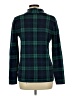 Lands' End Plaid Green Turtleneck Sweater Size 12 - photo 2