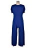 VKY & CO Solid Blue Jumpsuit Size L - photo 2