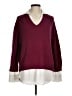 Brochu Walker Burgundy Wool Pullover Sweater Size M - photo 1