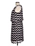 SLNY 100% Polyester Chevron-herringbone Black Casual Dress Size 12 - photo 5