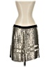 Theory Metallic Silver Casual Skirt Size 4 - photo 1