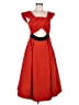 Self-Portrait Red Cocktail Dress Size 10 - photo 1