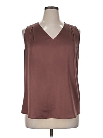 Ann Taylor Factory Sleeveless T-Shirt (view 1)