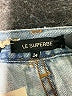 Le Superbe 100% Cotton Paisley Blue Jeans Size 24 waist - photo 4