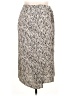 MNG Animal Print Silver Casual Skirt Size XL - photo 1