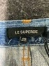 Le Superbe 100% Cotton Paisley Blue Jeans Size 26 waist - photo 4