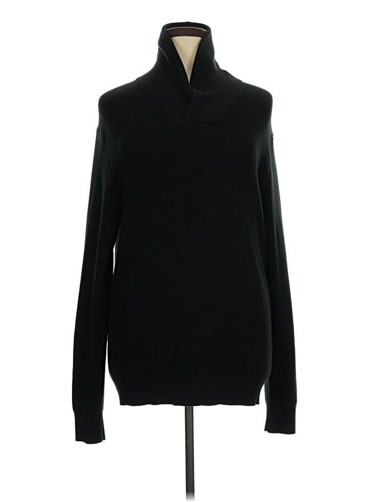 Pre-owned Michael Michael Kors Turtleneck Sweater In Black