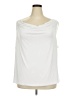 Calvin Klein White Sleeveless Blouse Size 3X - photo 1