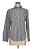 Chico's Stripes Black Long Sleeve Blouse Size Med (1) - photo 1