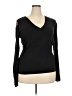 JLo by Jennifer Lopez Black Pullover Sweater Size 2X - photo 1