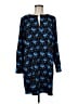 Ann Taylor LOFT Floral Blue Casual Dress Size M - photo 1