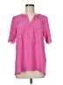 Rungolee Pink Short Sleeve Blouse Size M - photo 1