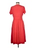 L.L.Bean Red Casual Dress Size M - photo 2