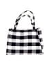 Assorted Brands Checkered-gingham White Black Satchel One size - photo 2