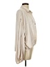 AaKaa 100% Polyester Metallic Tan Long Sleeve Blouse Size L - photo 4