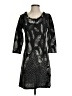 Papillon Metallic Black Cocktail Dress Size S - photo 1