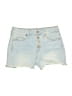 Universal Thread Blue Denim Shorts Size 4 - photo 1