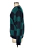Wild Fable Checkered-gingham Teal Pullover Sweater Size M - photo 5