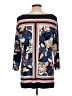 JM Collection Blue 3/4 Sleeve Blouse Size L - photo 2