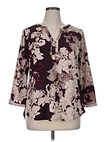 Dana Buchman 3/4 Sleeve Blouse (view 1)
