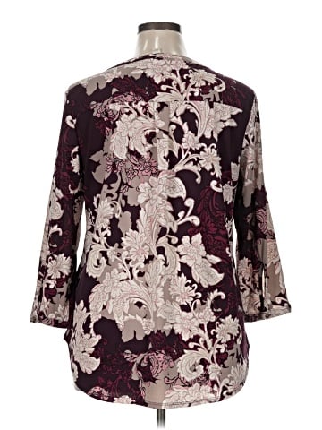 Dana Buchman 3/4 Sleeve Blouse (view 2)
