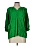 Escapada 100% Rayon Green 3/4 Sleeve Blouse Size L - photo 1