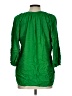 Escapada 100% Rayon Green 3/4 Sleeve Blouse Size L - photo 2