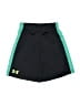 Under Armour 100% Polyester Color Block Black Athletic Shorts Size 6 - photo 1