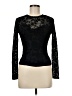 Shein Black Long Sleeve Top Size 6 - photo 1