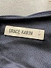 Grace Karin Solid Blue Cocktail Dress Size L - photo 7