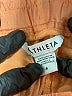 Athleta 100% Linen Solid Orange Shorts Size 4 - photo 3
