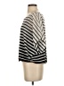 Iz Byer Stripes Black Gray Short Sleeve Top Size S - photo 5