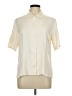 Pendleton Solid Ivory Short Sleeve Blouse Size 12 Petite - photo 1