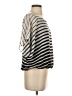 Iz Byer Stripes Black Gray Short Sleeve Top Size S - photo 4