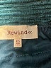 Rewind 100% Polyester Chevron-herringbone Teal Shorts Size XS - photo 3
