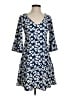 Gingy Blue Casual Dress Size XXS - photo 1