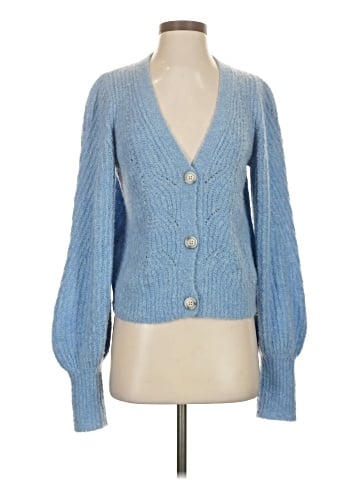 Aqua Cashmere Cardigan (view 1)