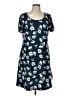Missky Print Blue Casual Dress Size L - photo 1