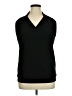 Lane Bryant Solid Black Sleeveless Blouse Size 14 - 16 Plus - photo 1