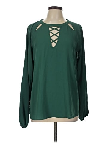 H.I.P. Happening in the Present Long Sleeve Blouse (view 1)