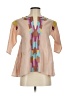 Roller Rabbit 100% Cotton Tan 3/4 Sleeve Blouse Size XXS - photo 1