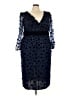 Mac Duggal 100% Polyester Stars Blue Cocktail Dress Size 24 - photo 1