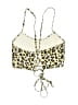 Shein Animal Print Gold Swimsuit Top Size L - photo 2